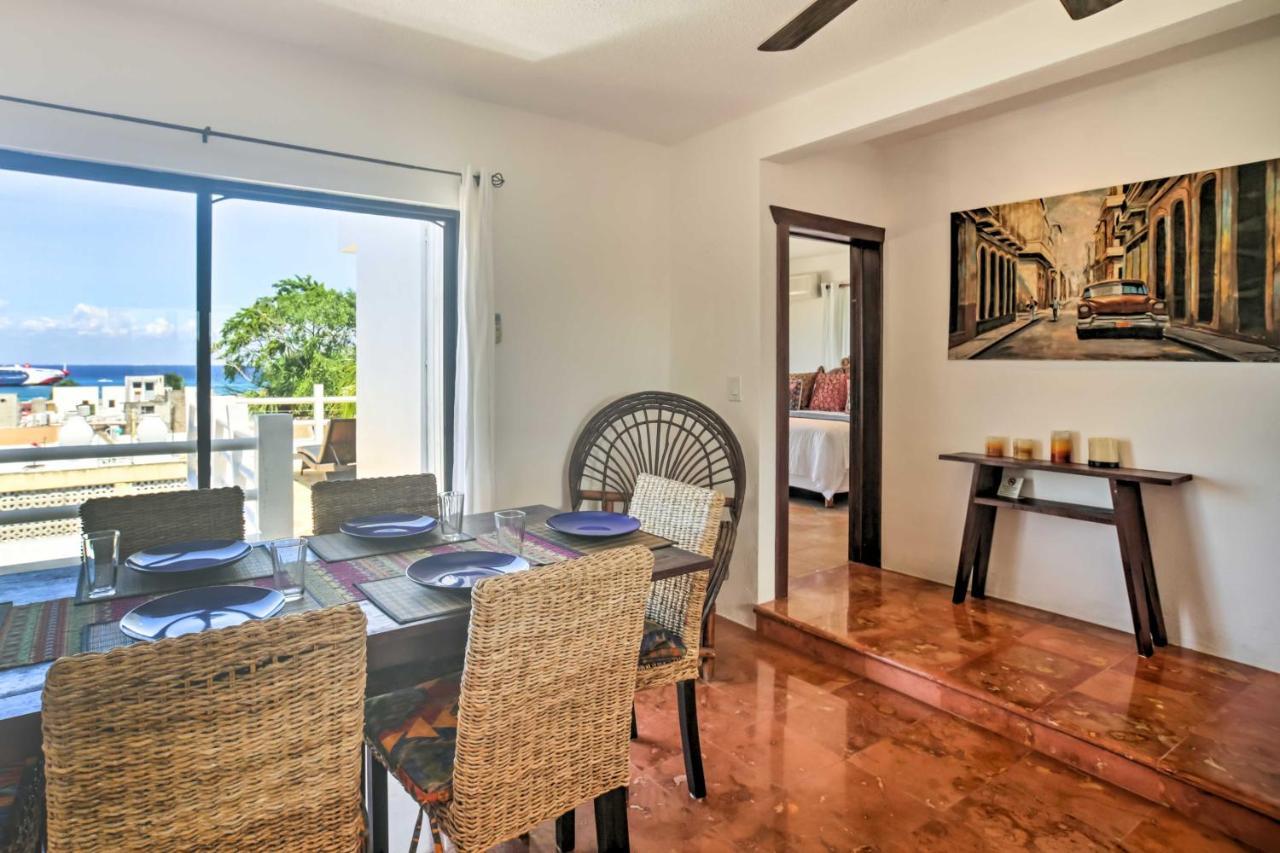 Gorgeous Penthouse With Deck And Ocean Views! Apartment Cozumel